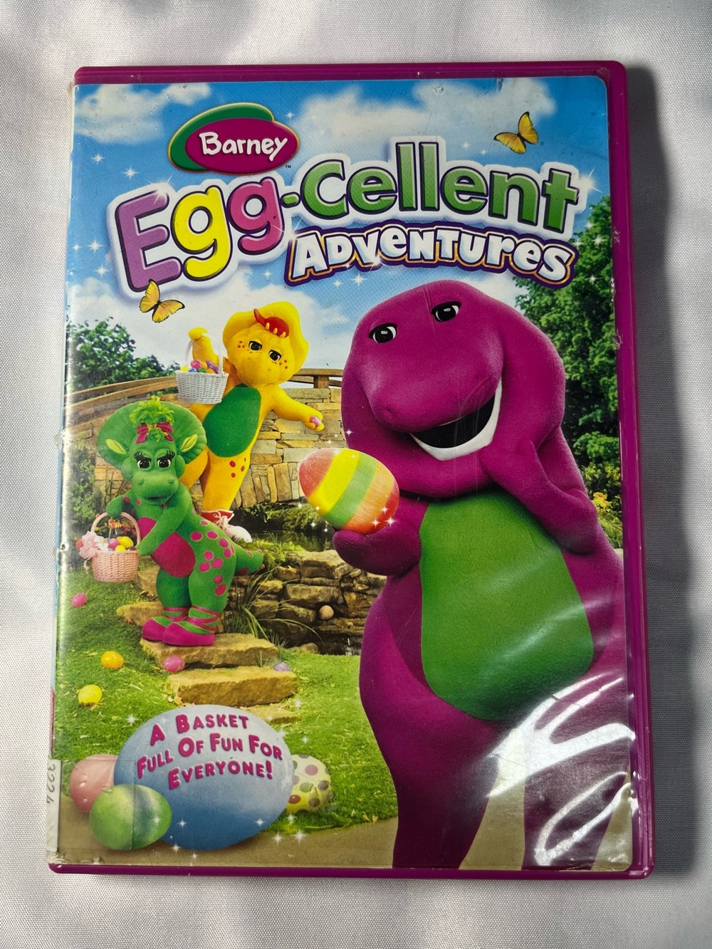 Barney Egg-cellent Adventures DVD 2010 A Basket Full of Fun for Everyone Kids